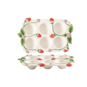Decorative Tray with Fruit Motif