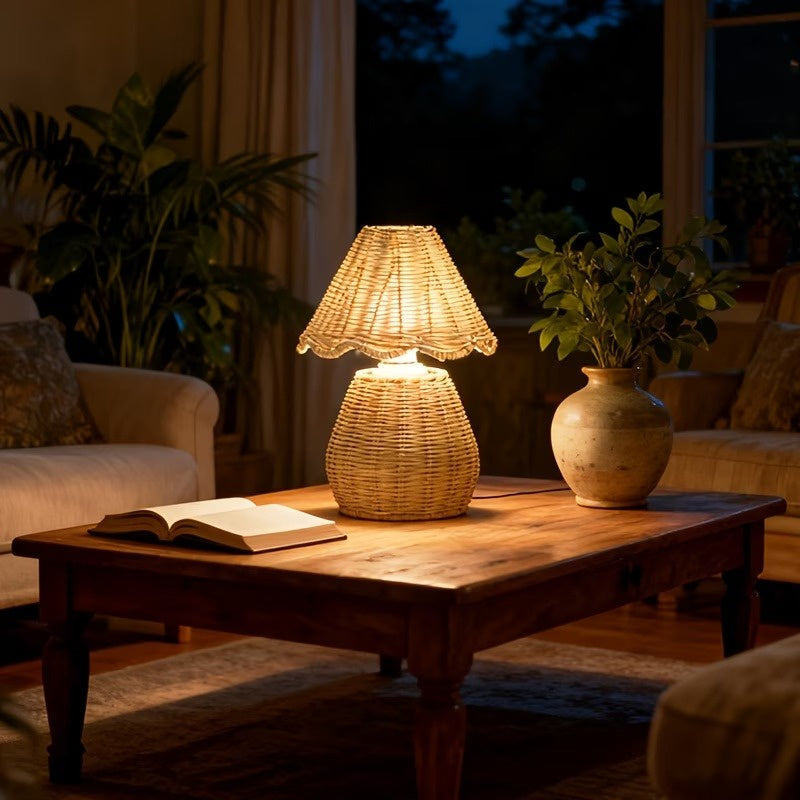 Woven Table Lamp
